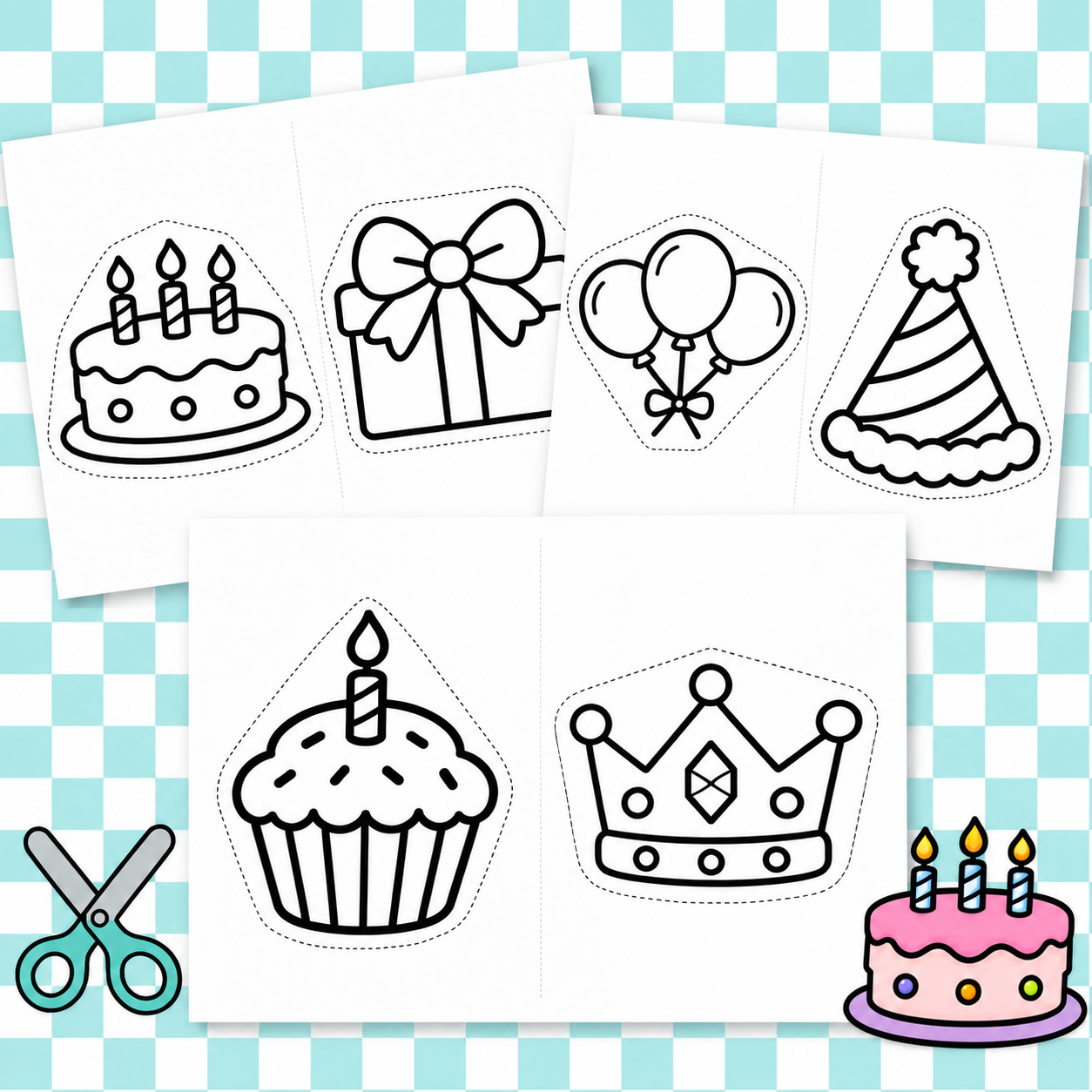Birthday-Color & Cut.