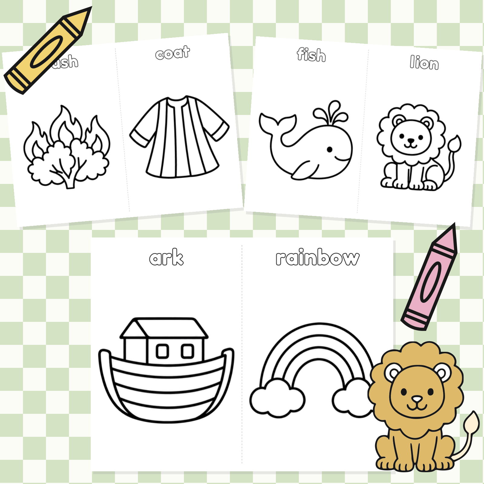 Simple Coloring Pages Old Testament