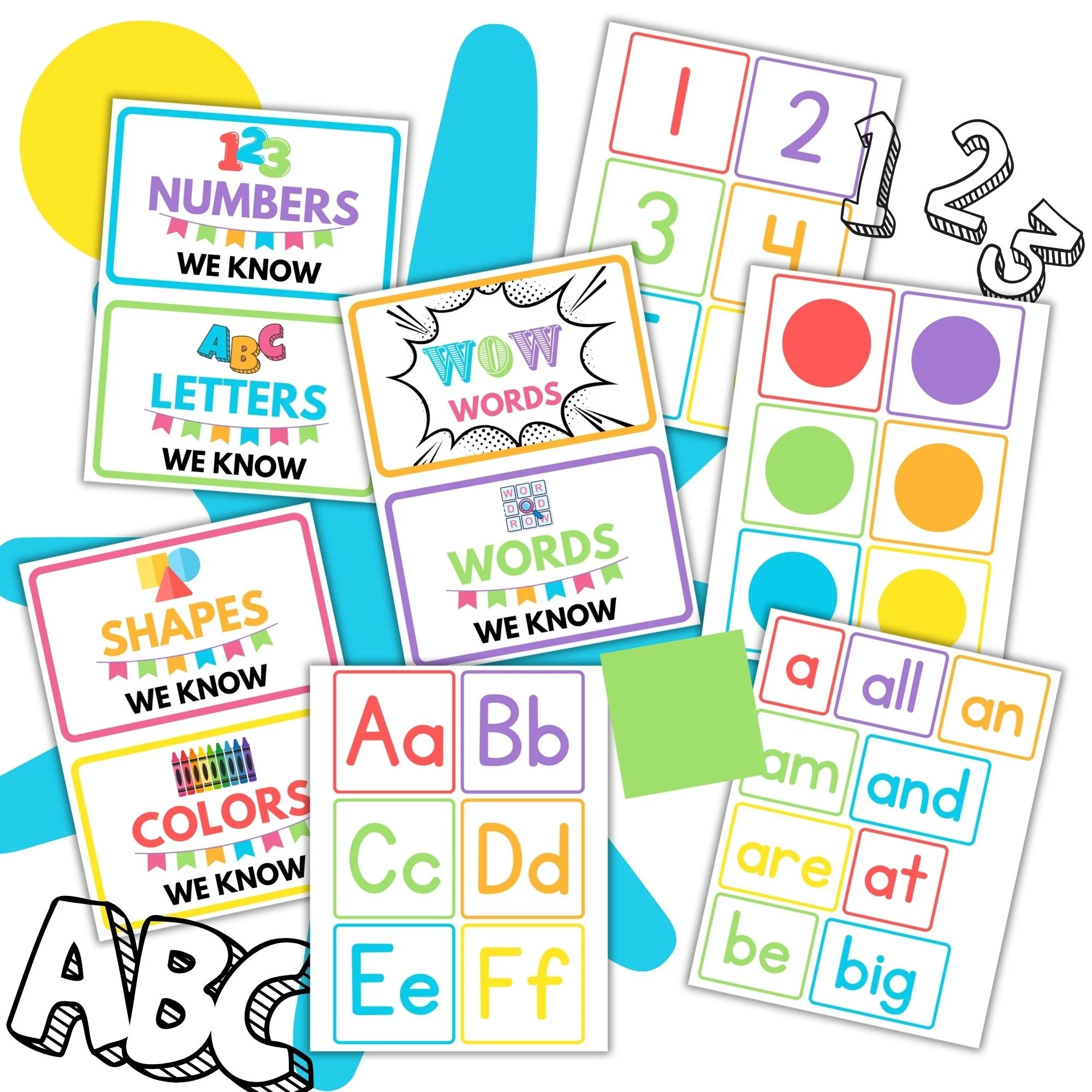 We Know Classroom Signs & Cards