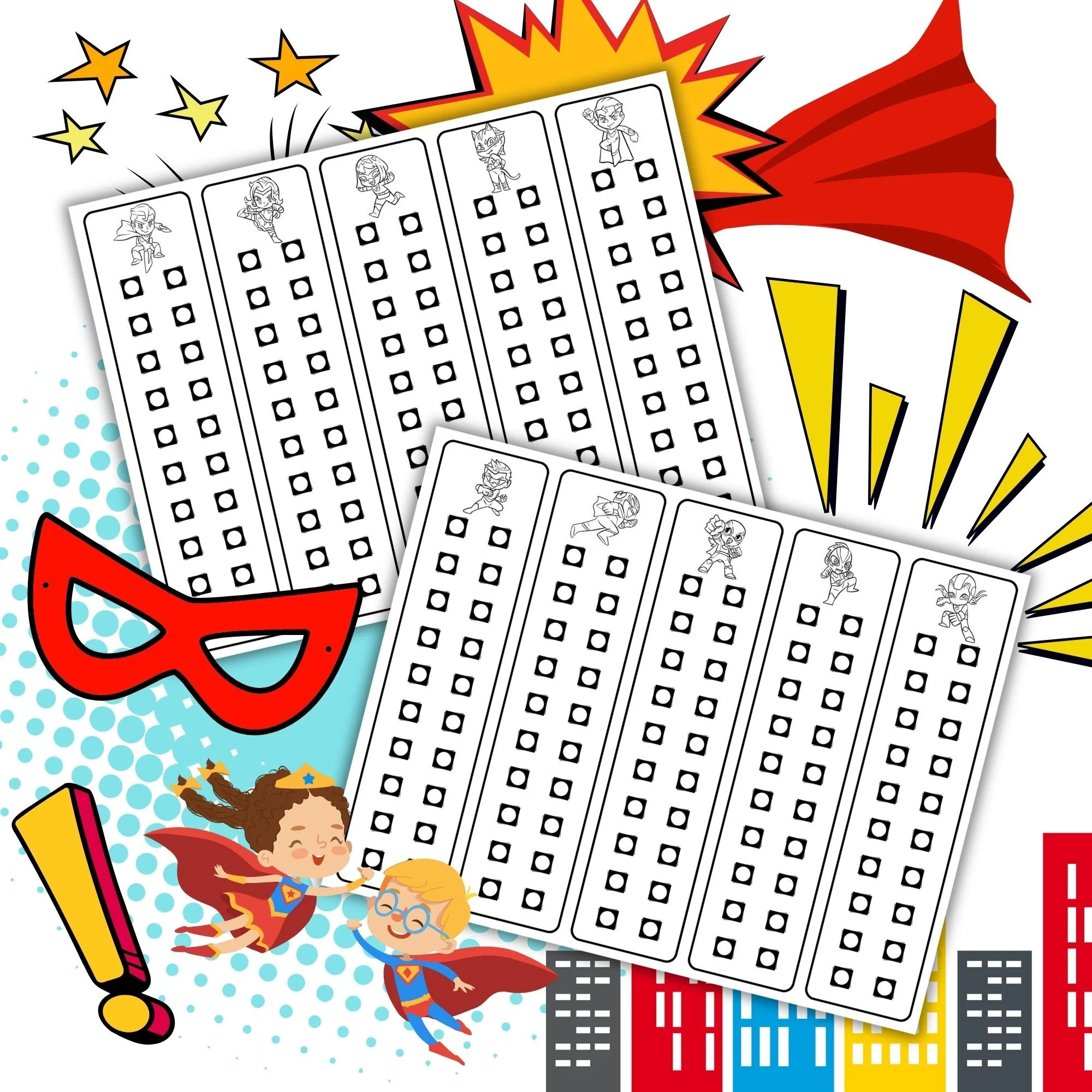 Punch & Learn- Superheroes