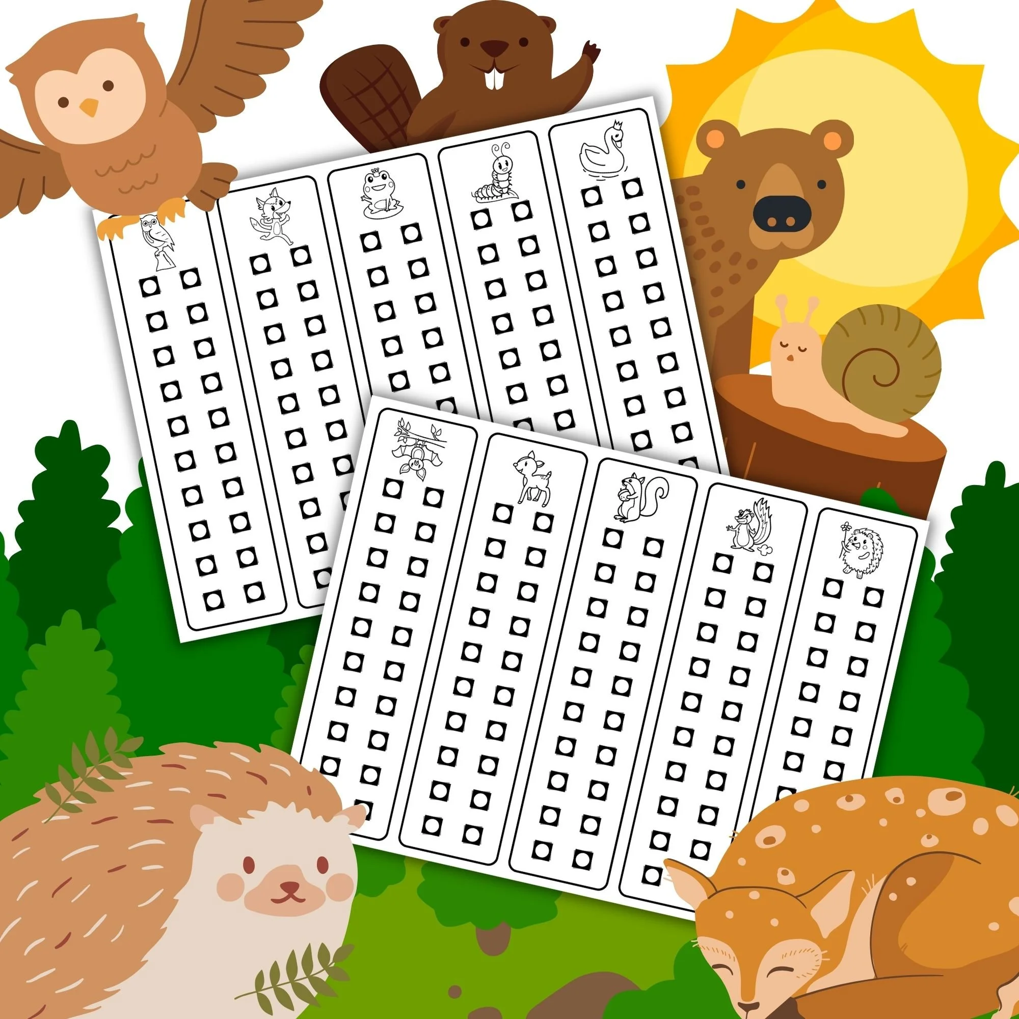 Punch & Learn- Forest Animals