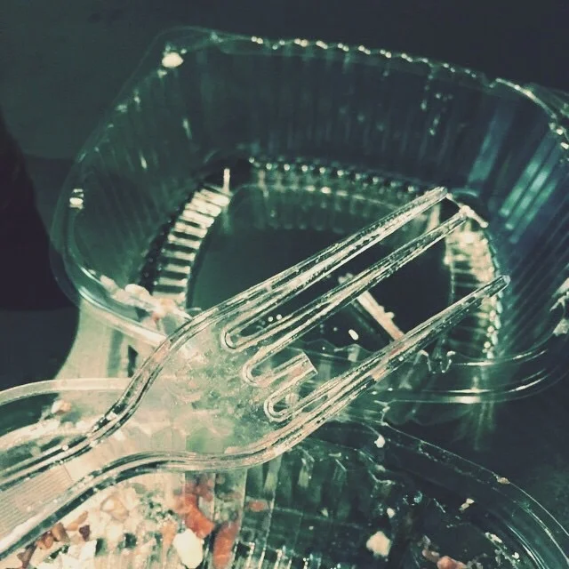 Look...my salad is trying to give me a shocker! Maybe the beans are softer