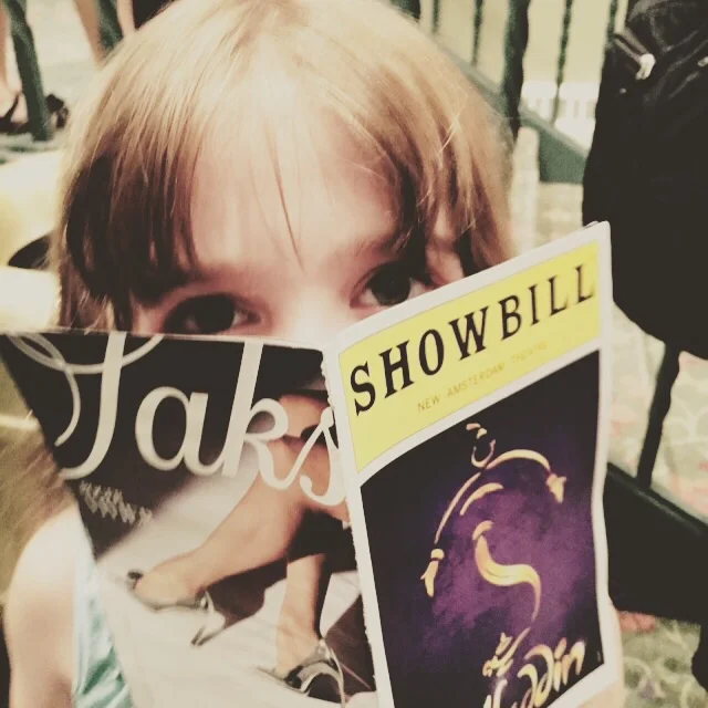 She may be afraid of gross looking characters in Times Square and lives on chocolate milk but she is becoming more of an adult than I am 