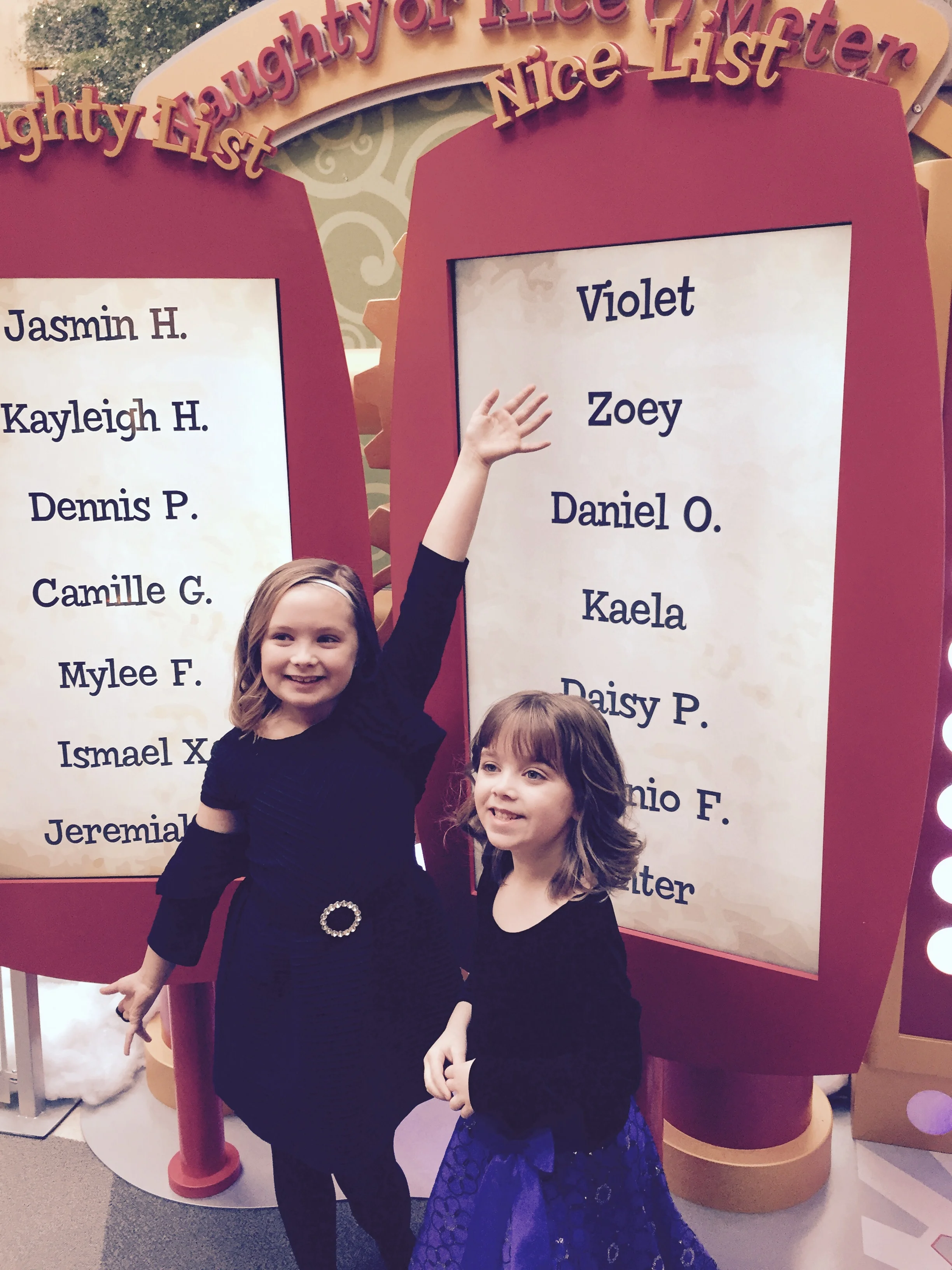 Last year's pic. Violet this year decided to bail, but still went with Zoey this year 👍