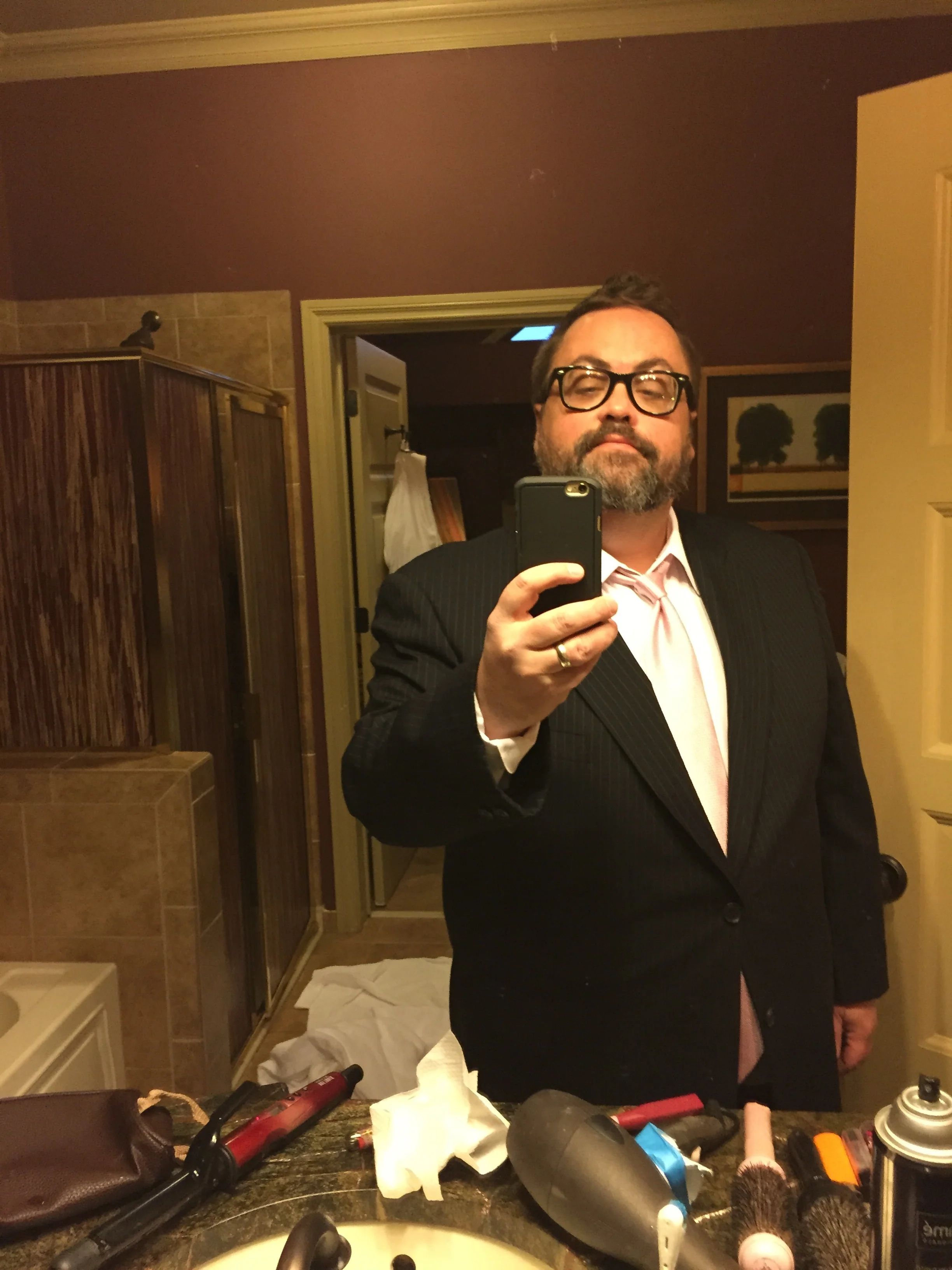 I still clean up well but I felt like a 300 pound pile of shit in a skin tight suit 😐