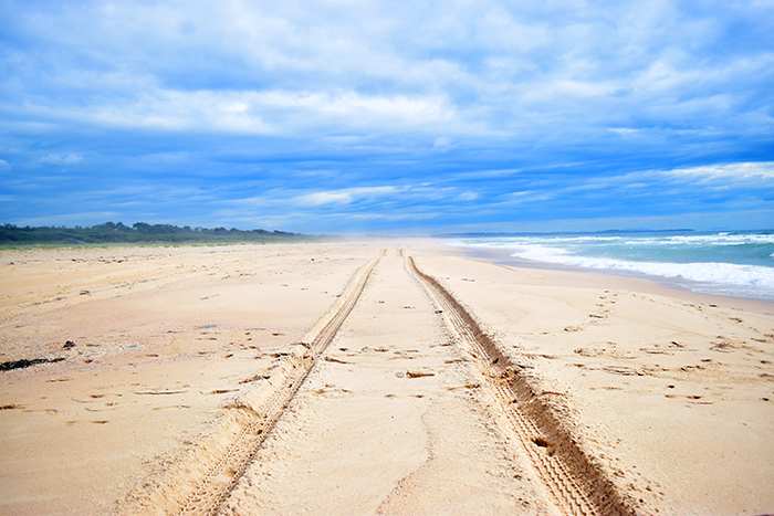  Empty beaches are perfect for 4WDs! 