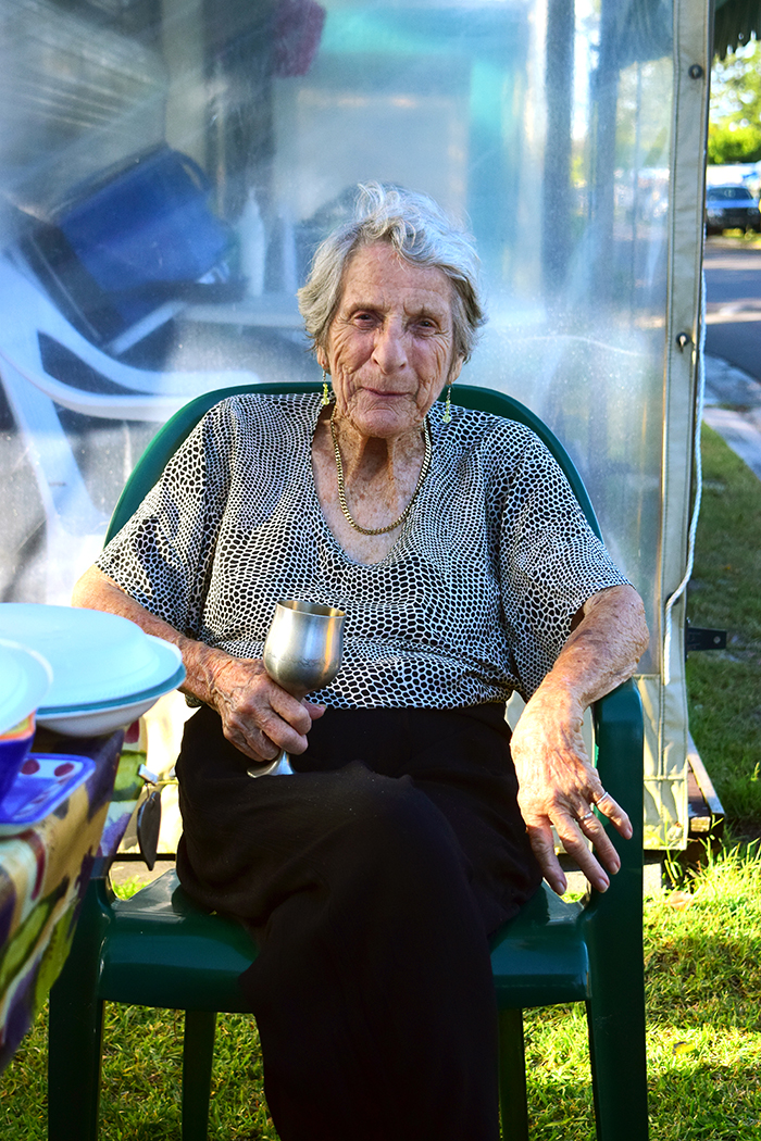  A lovely participant of the fish fry. 