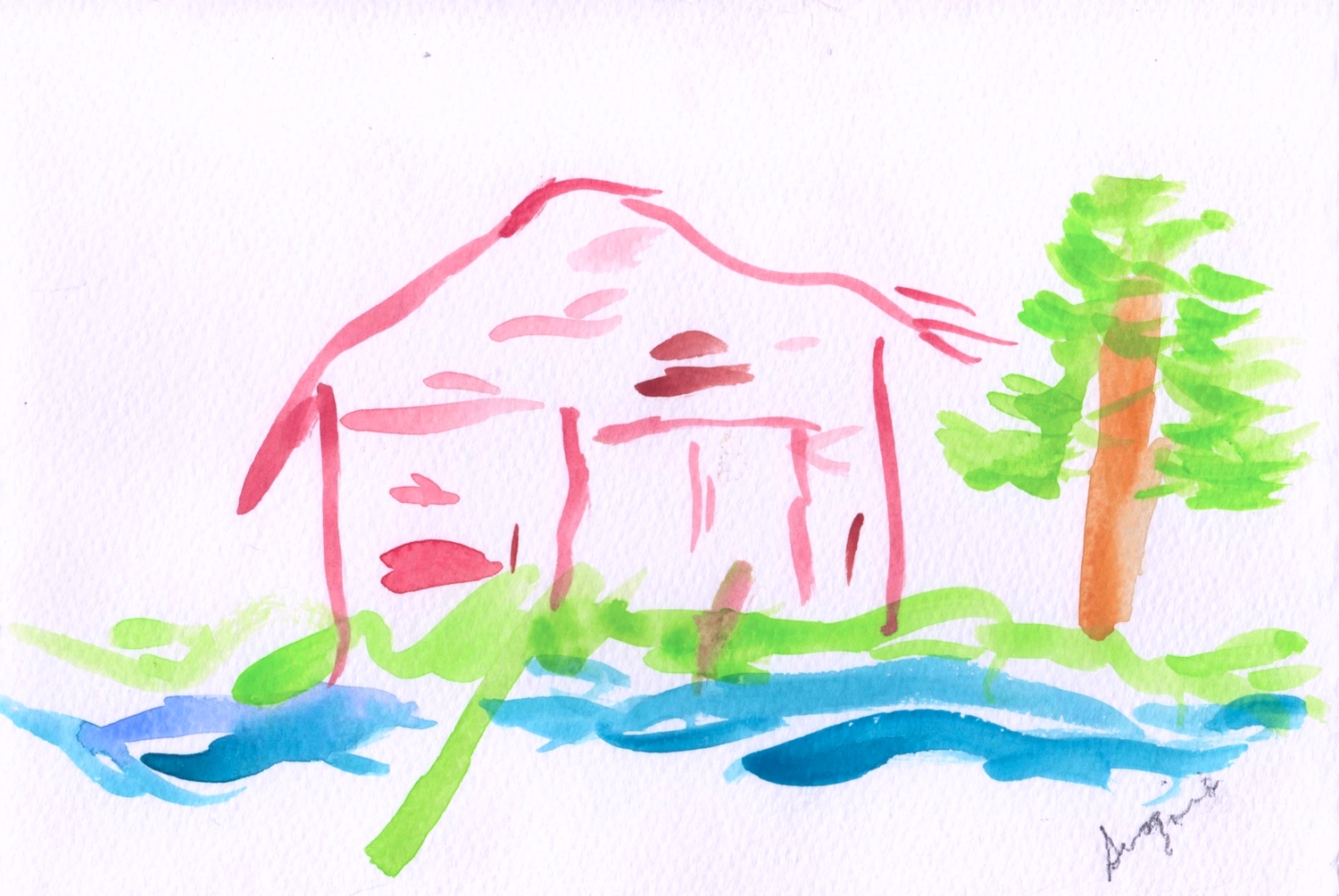 Lake Vacation by Sigrid Hinchcliffe This woman, had the quickest wit and smartest sense of humor I’ve experienced yet! In her nineties, she could throw a comment back at you quicker that you could turn your head to see it coming. 