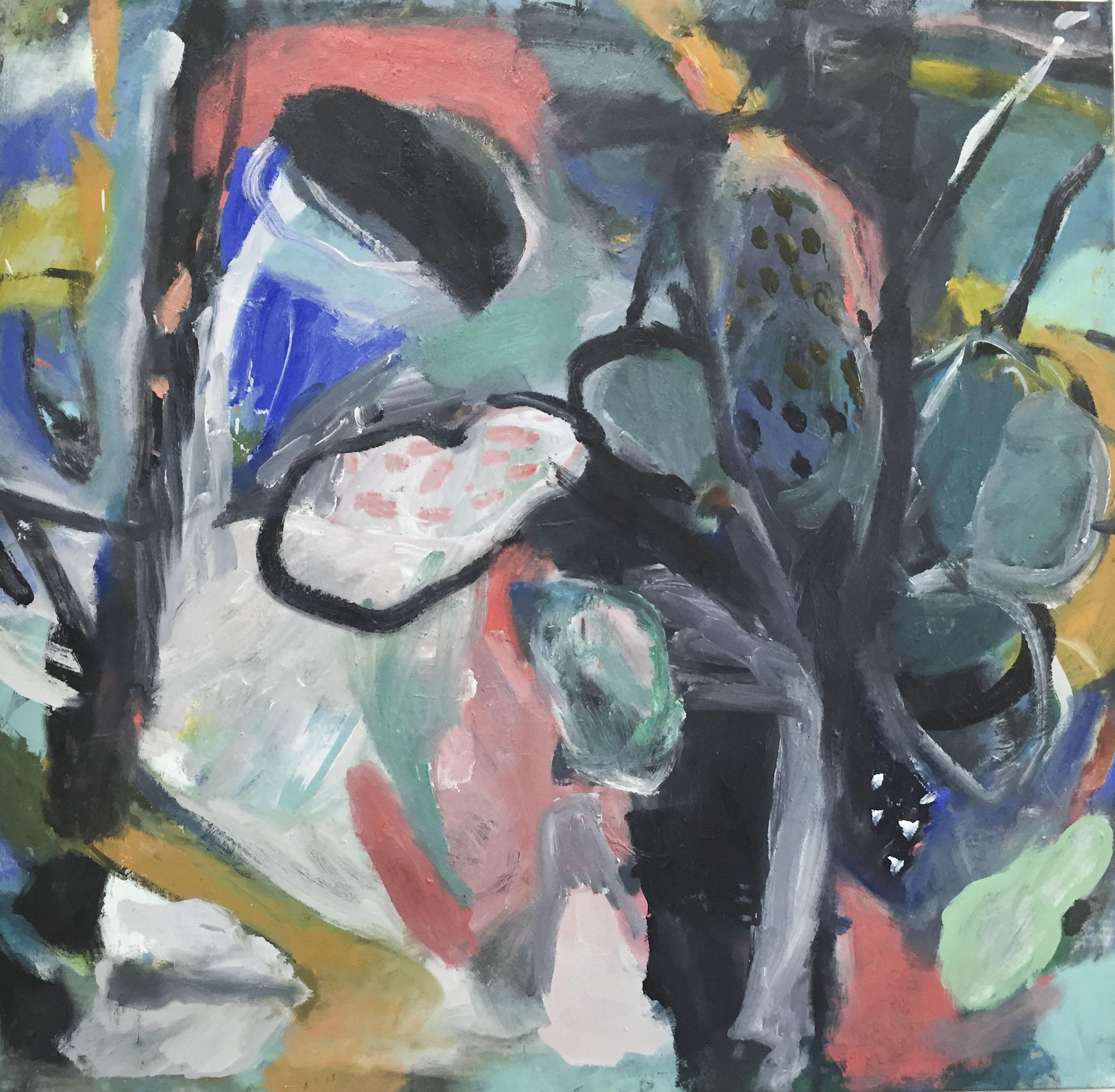 Anne Spencer: Prickly Pear, oil on canvas, 110 x 113cm