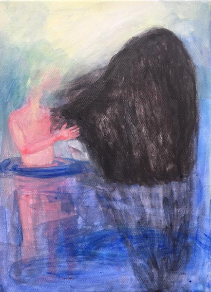 Blue Water:  Sit until I wait for morning