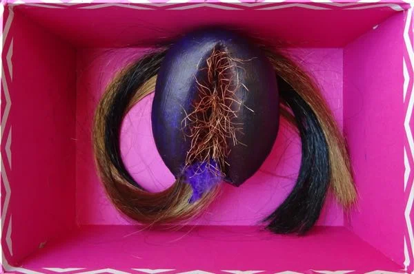 Max_Dingle Fetish No 44 Hair 2015 mixed media 22x14x11cm$395.jpg