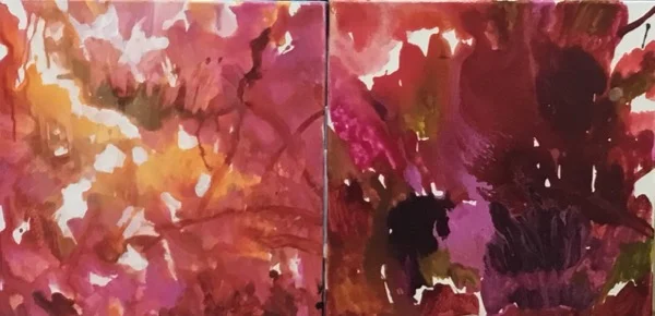 Garden Growing Dark to Light