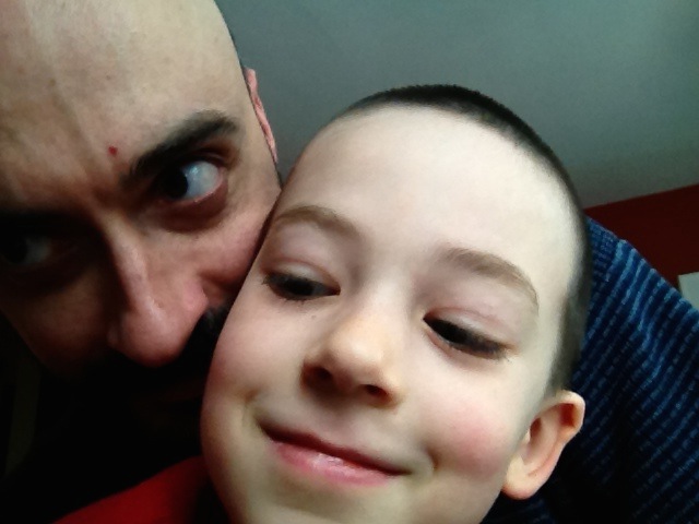 Zach Wells and son.