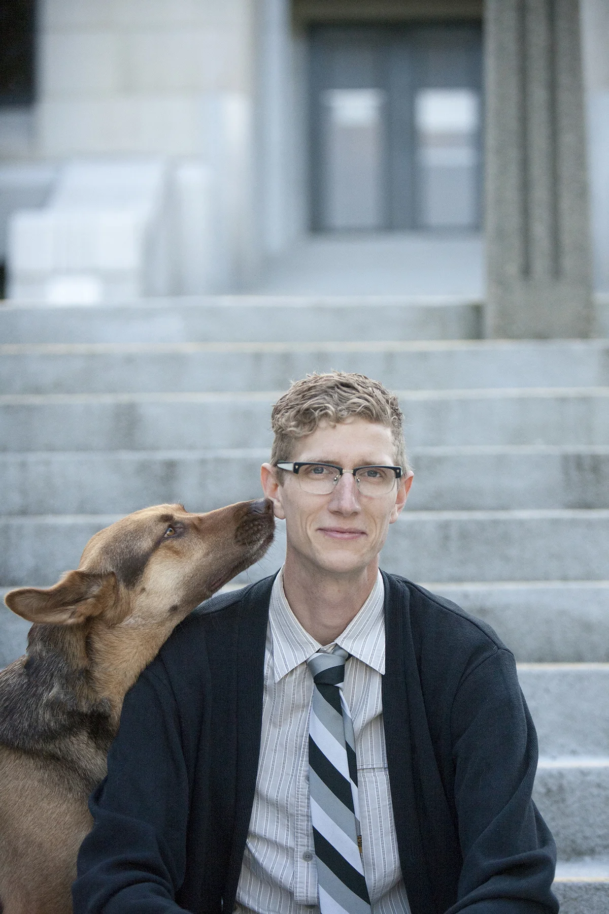Richard Kelly Kemick pictured right. Photo courtesy of the author. 