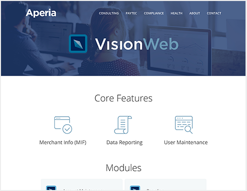 Aperia had just gone through a brand refresh and needed their website redesigned, to reflect the direction of new product releases and design standards.