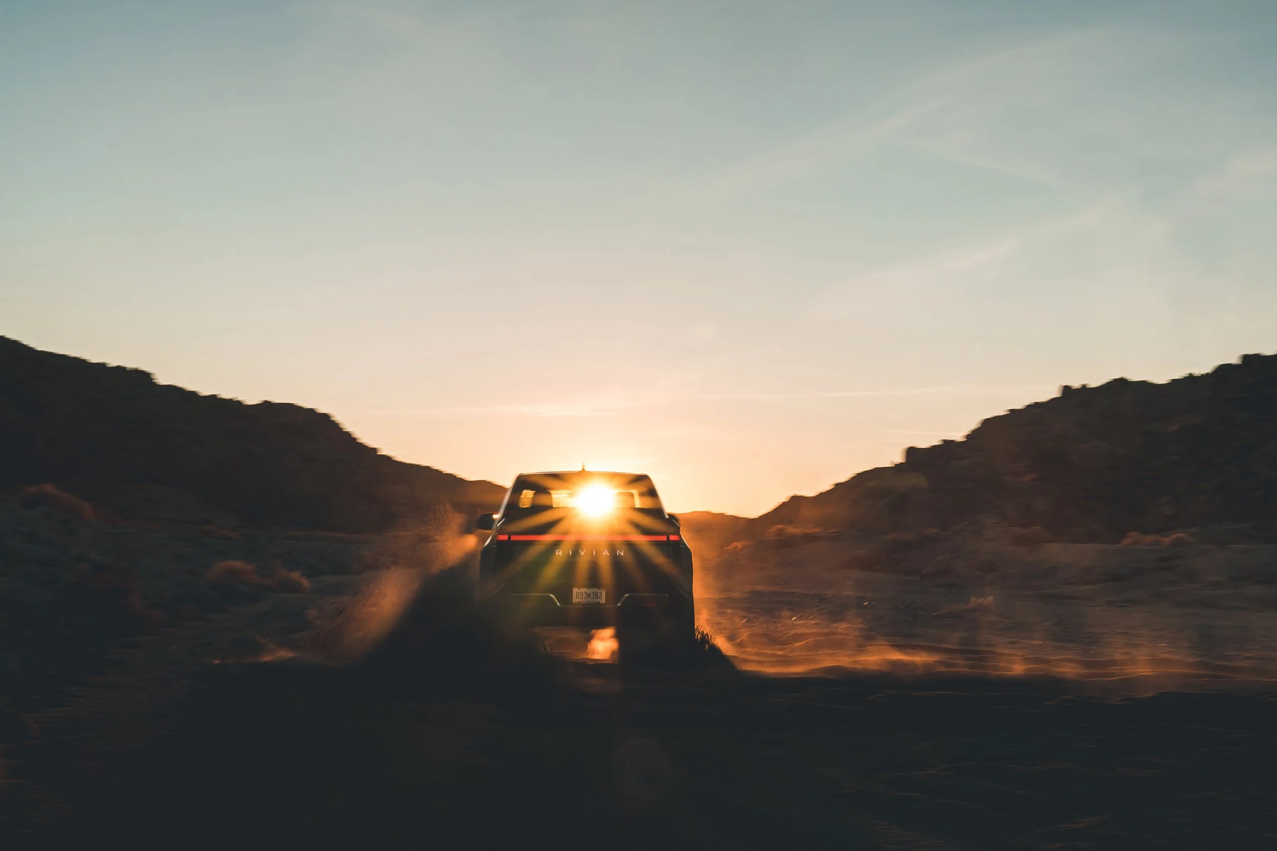  Rivian R1T  Client:  Car and Driver  Location:  Searles Valley,CA 