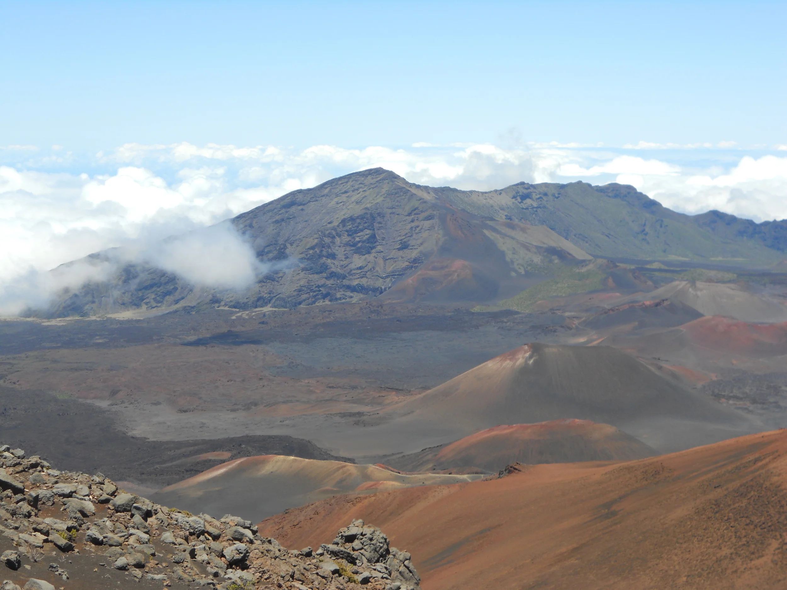 This is Haleakala, in Maui. We're not in Maui, but I don't know what where we're going looks like yet, so this is what you get: one of my favorite places on Earth. 