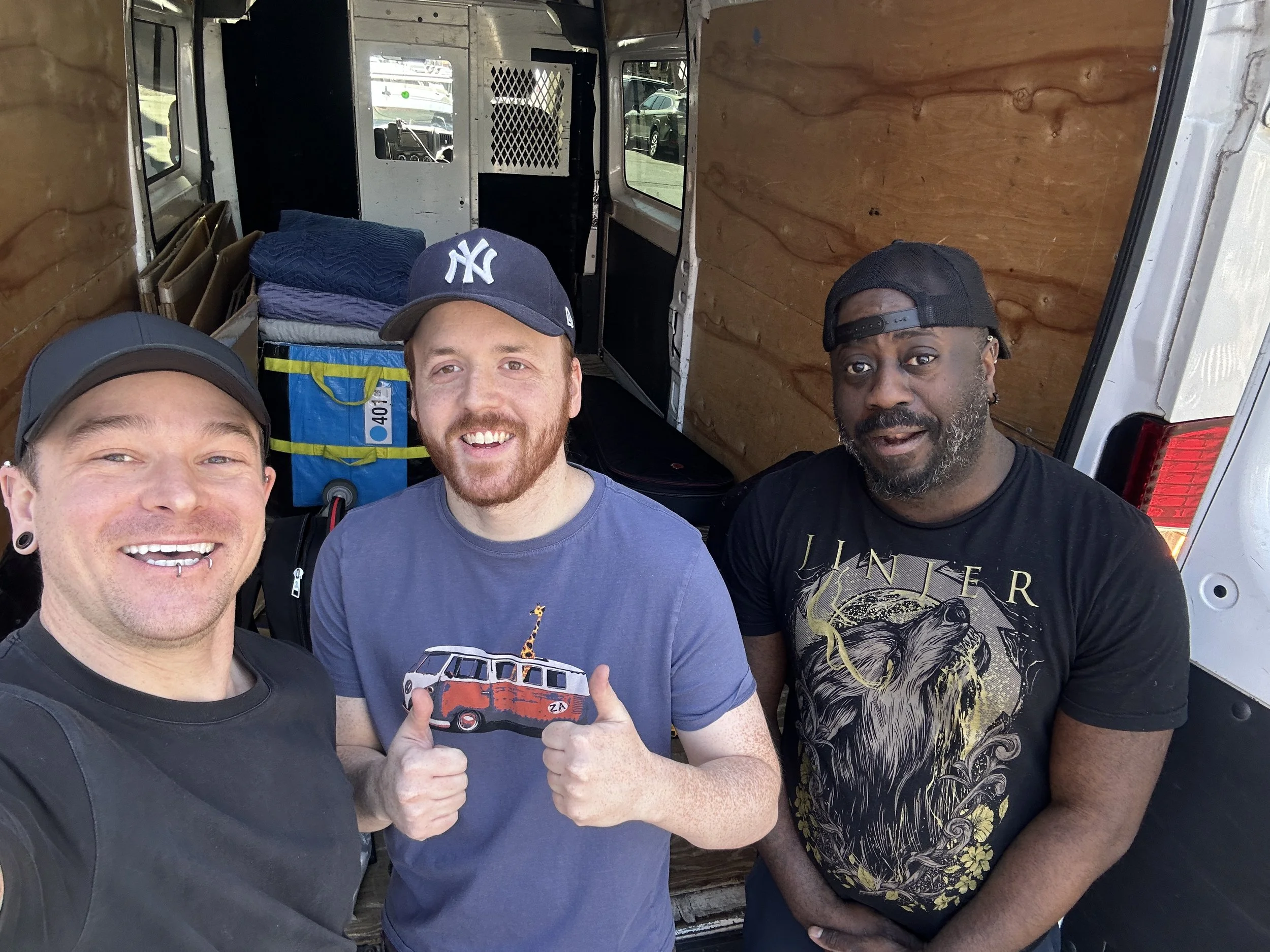  Colin and Wayne with a satisfied customer! 