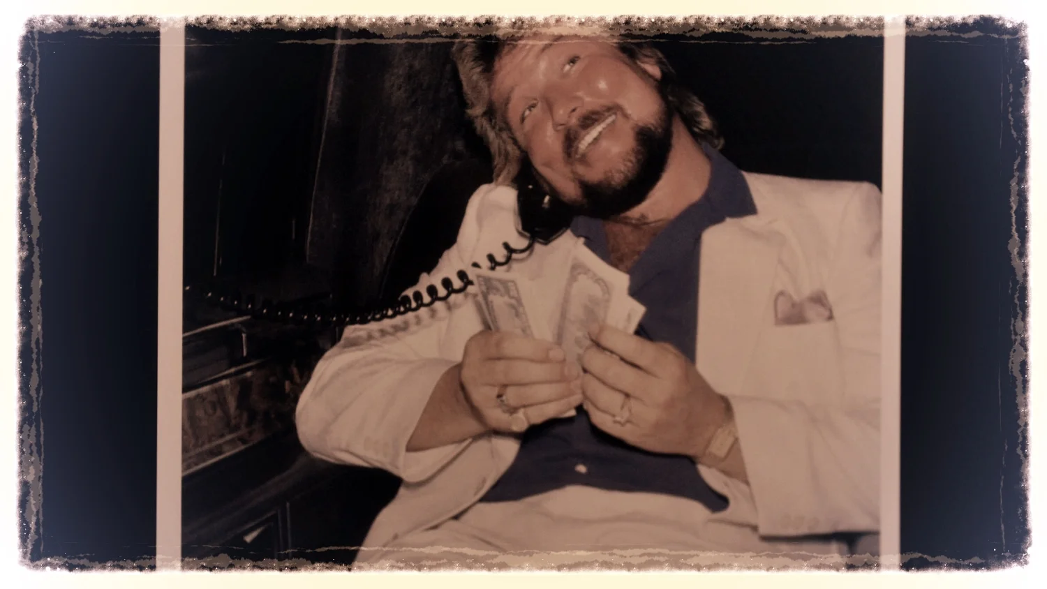 'The Million Dollar Man' in a limo living the high life.