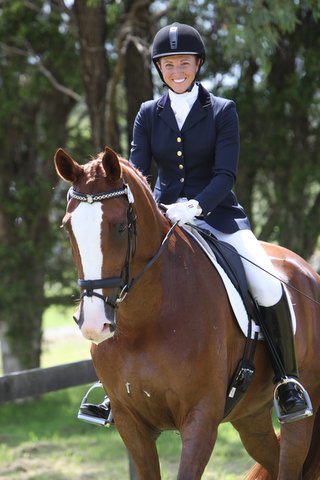 Floz's first ever comp Dressage NSW  10th March 2013(8).JPG