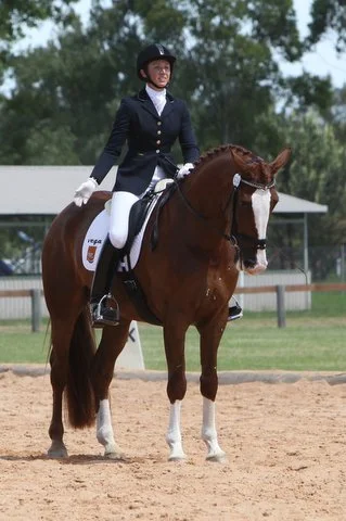 Floz's first ever comp Dressage NSW  10th March 2013(9).JPG