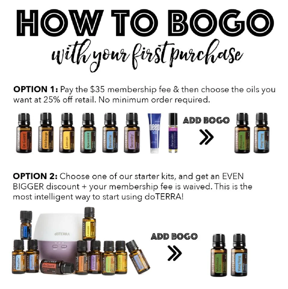 bogo with your first purchase