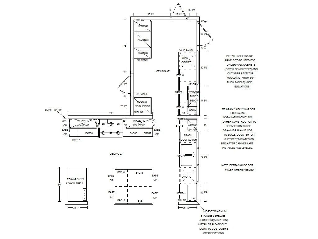 Floor Plan Kitchen B