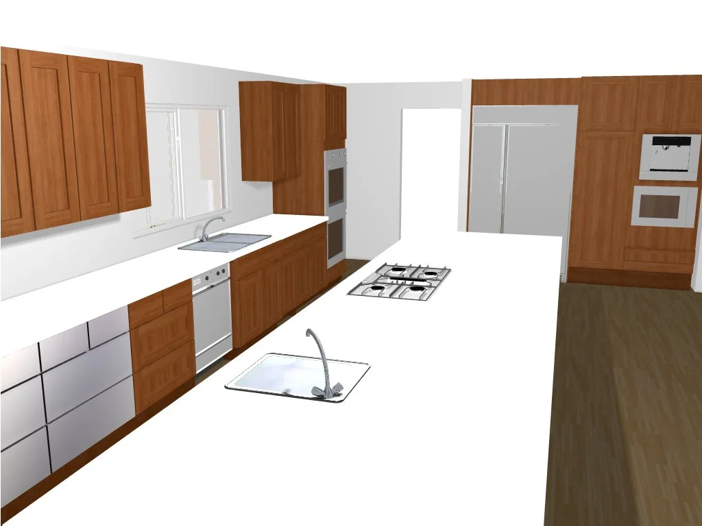 3D View Kitchen C
