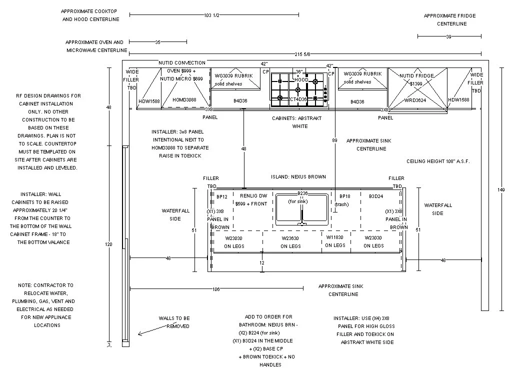 Floor Plan Kitchen A