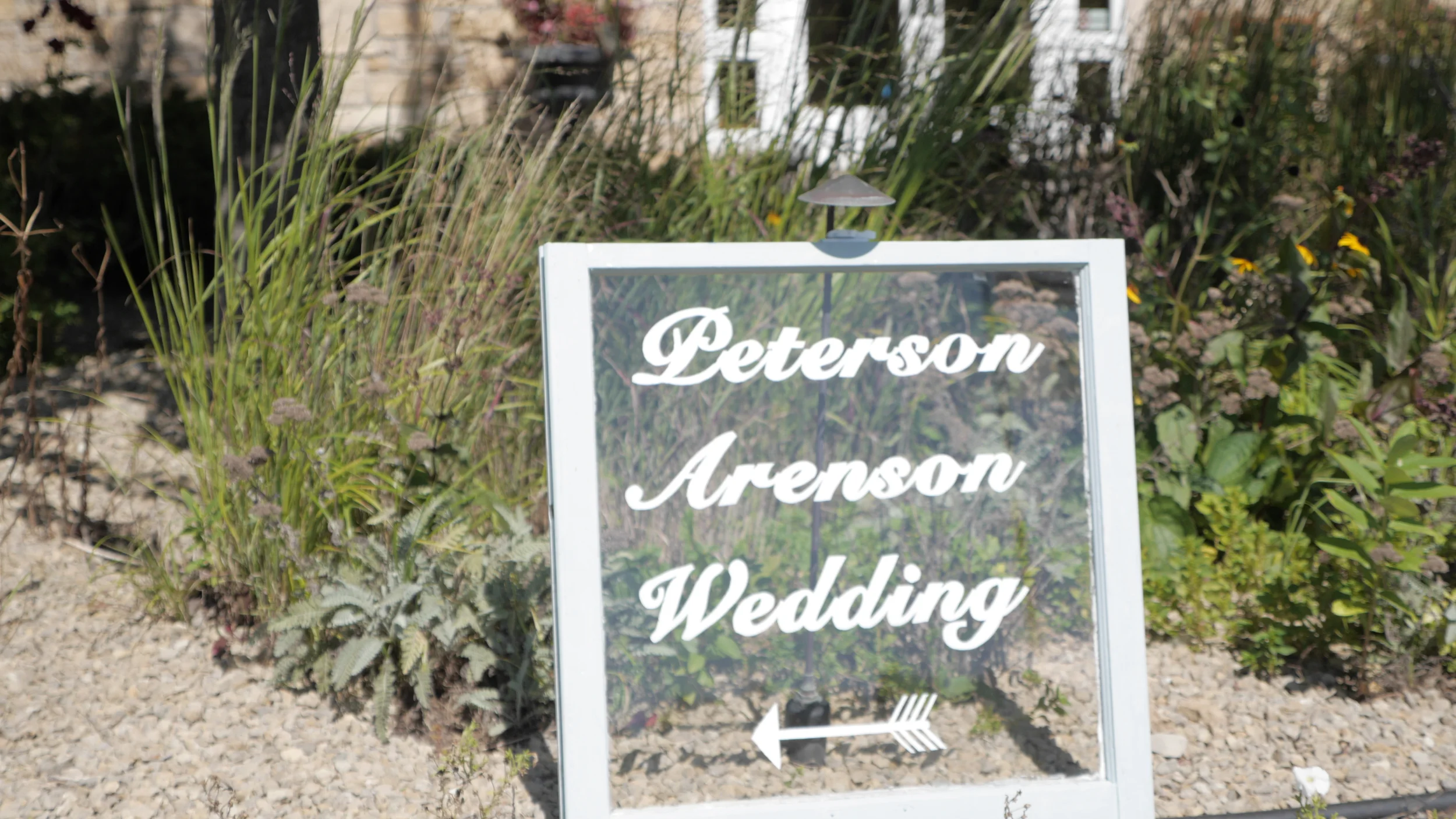 Directional Wedding Sign