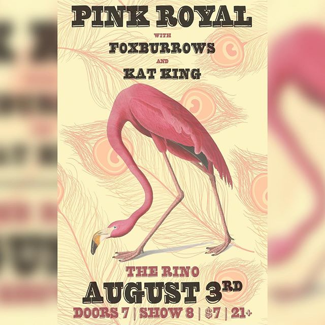 🚨&iexcl;SHOW ALERT!🚨
Join us at @therinokc this Saturday, 8/3 with our good friends @foxburrowsok and @katbking! Come early for the show before the show when Alex and Vik battle for all that is righteous at the #pingpong table at @colony_kc! 
Artwo