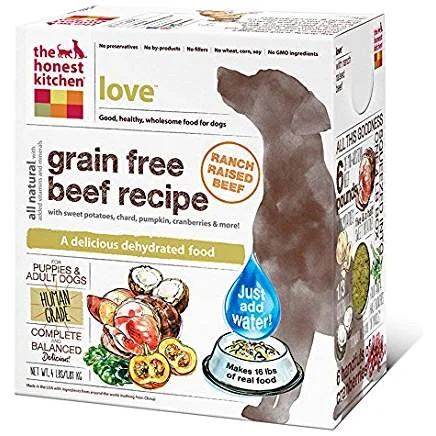 The Honest Kitchen Love Grain Free Beef Recipe