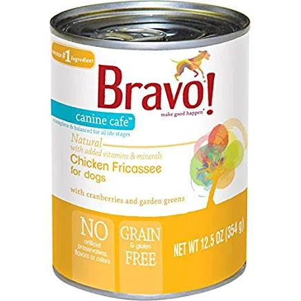 Bravo! Canine Cafe Chicken Fricassee Canned Dog Food