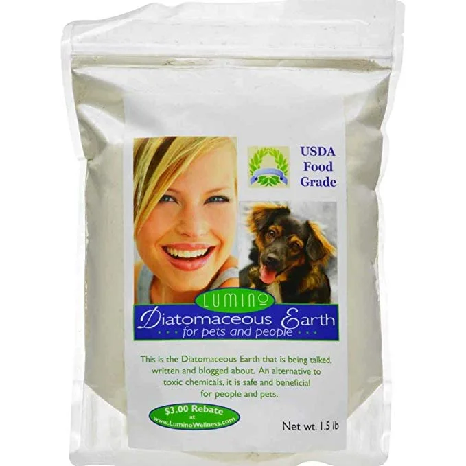 Lumino Wellness Food Grade Diatomaceous Earth Powder for Pets