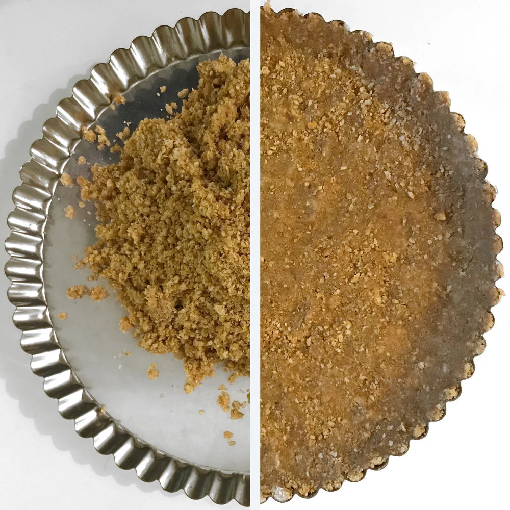 Make sure you press hard to ensure a good shape on the fluted edges