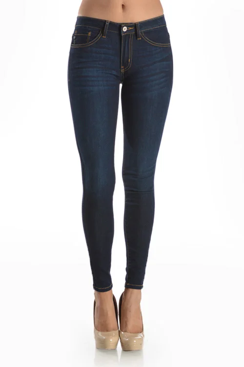 Dark Wash Stretch Skinny Jean — Valley Chic Boutique