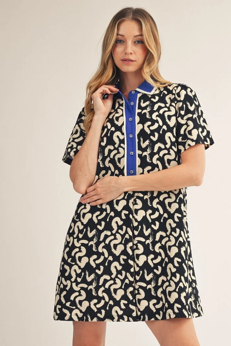 v neck short sleeve shift dress Cece Women's Lace V-Neck Shift Dress - Black