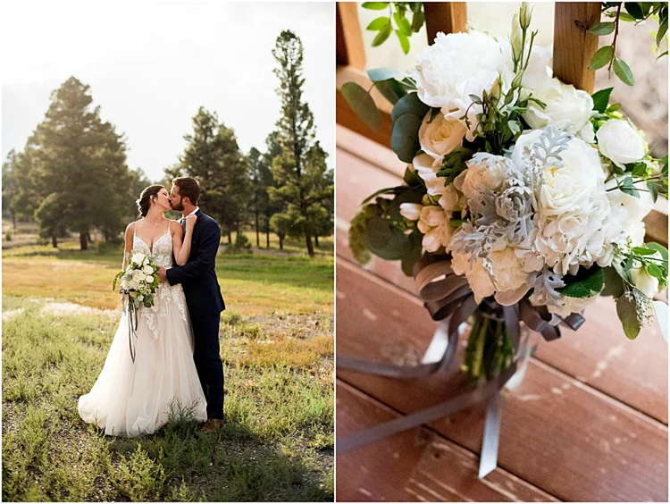 Wedding photography collage by Lauren Cherie Photography in New Mexico