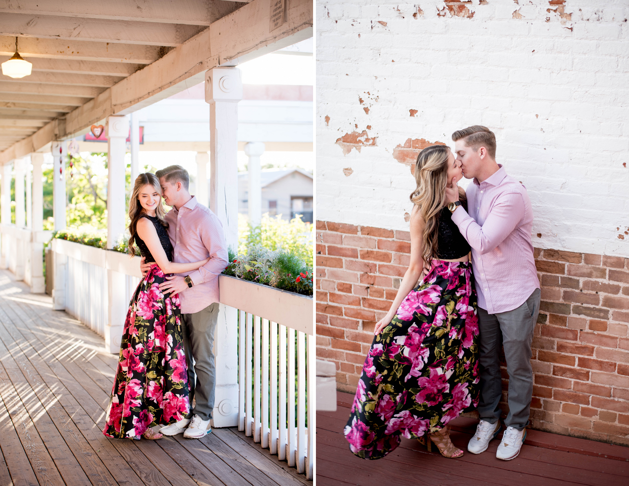 Old Town Engagement Photoshoot 