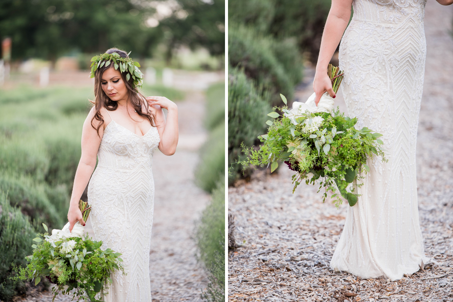 Lavender Field Wedding 