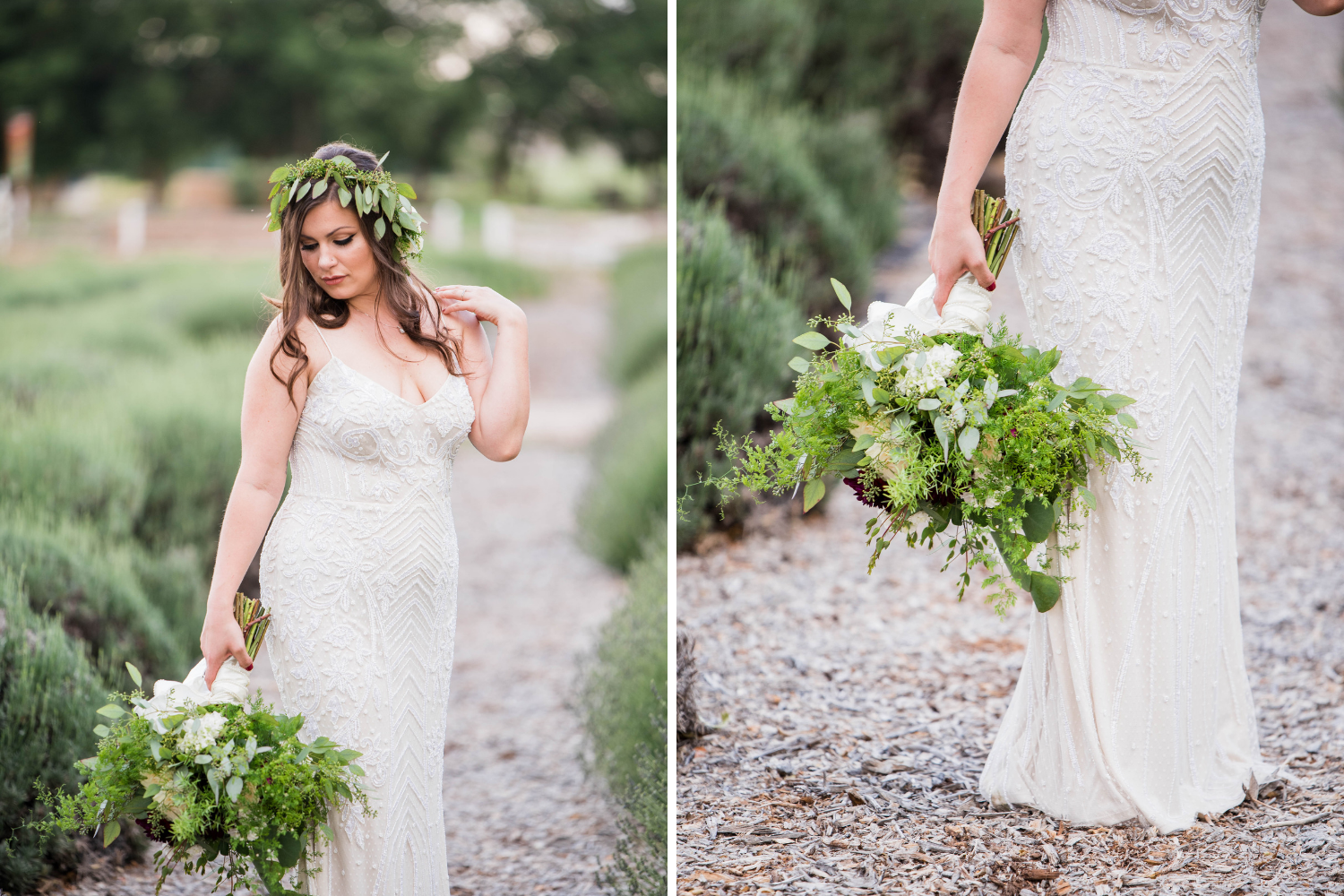 Lavender Field Wedding