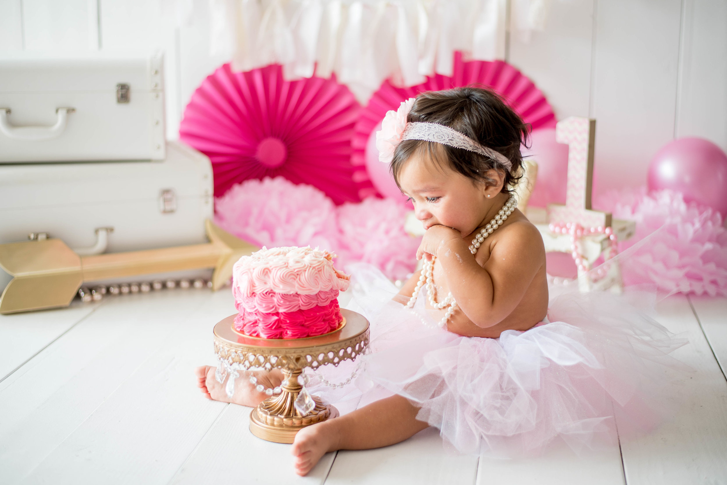 Baby Girl Cake Smash