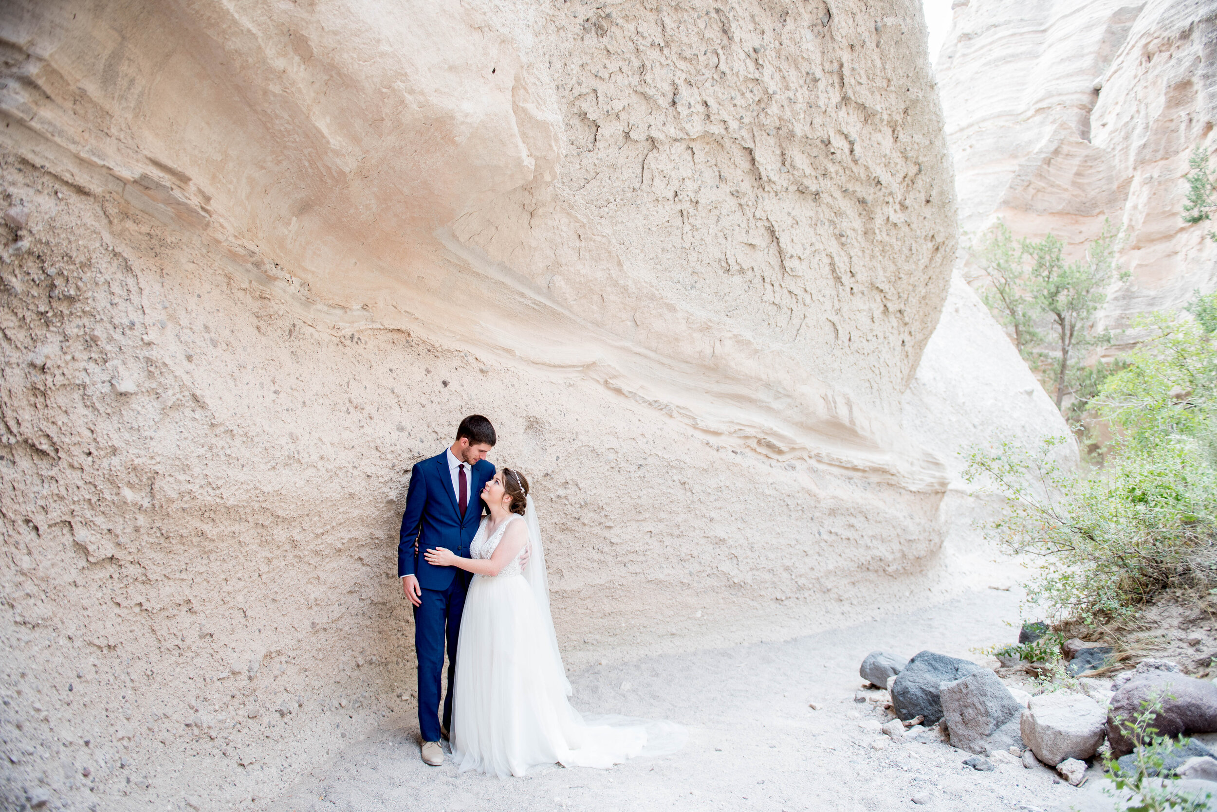 Tent Rocks Wedding