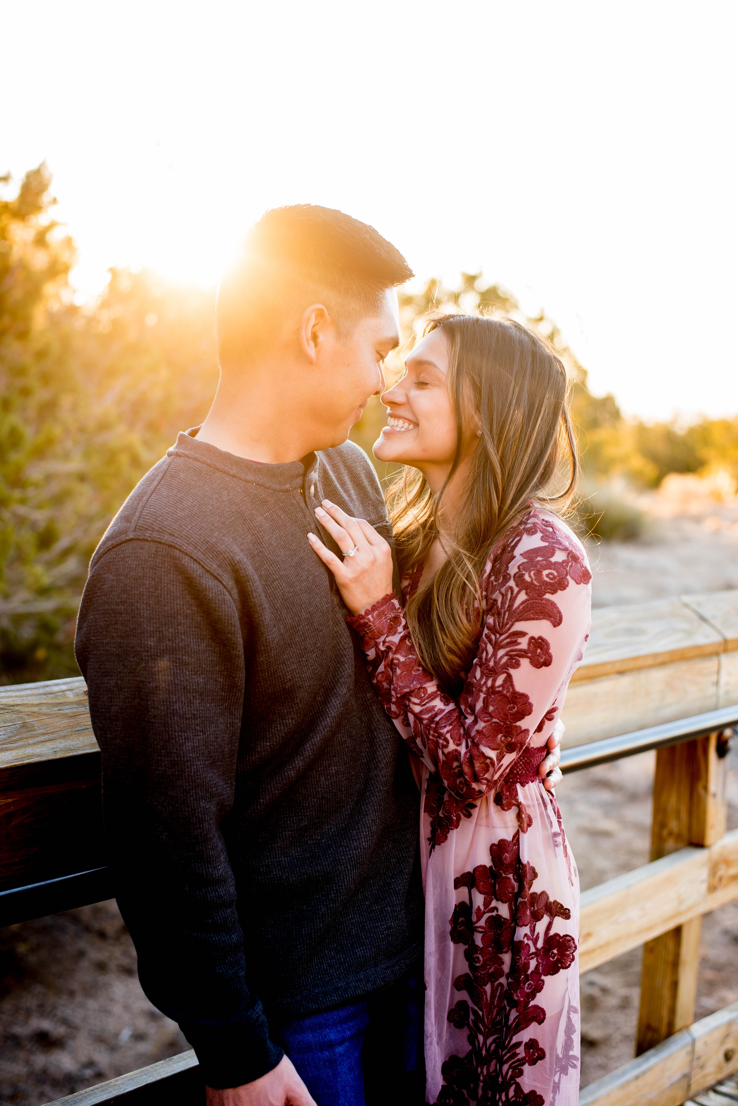 engagement photo session couple rio rancho nm