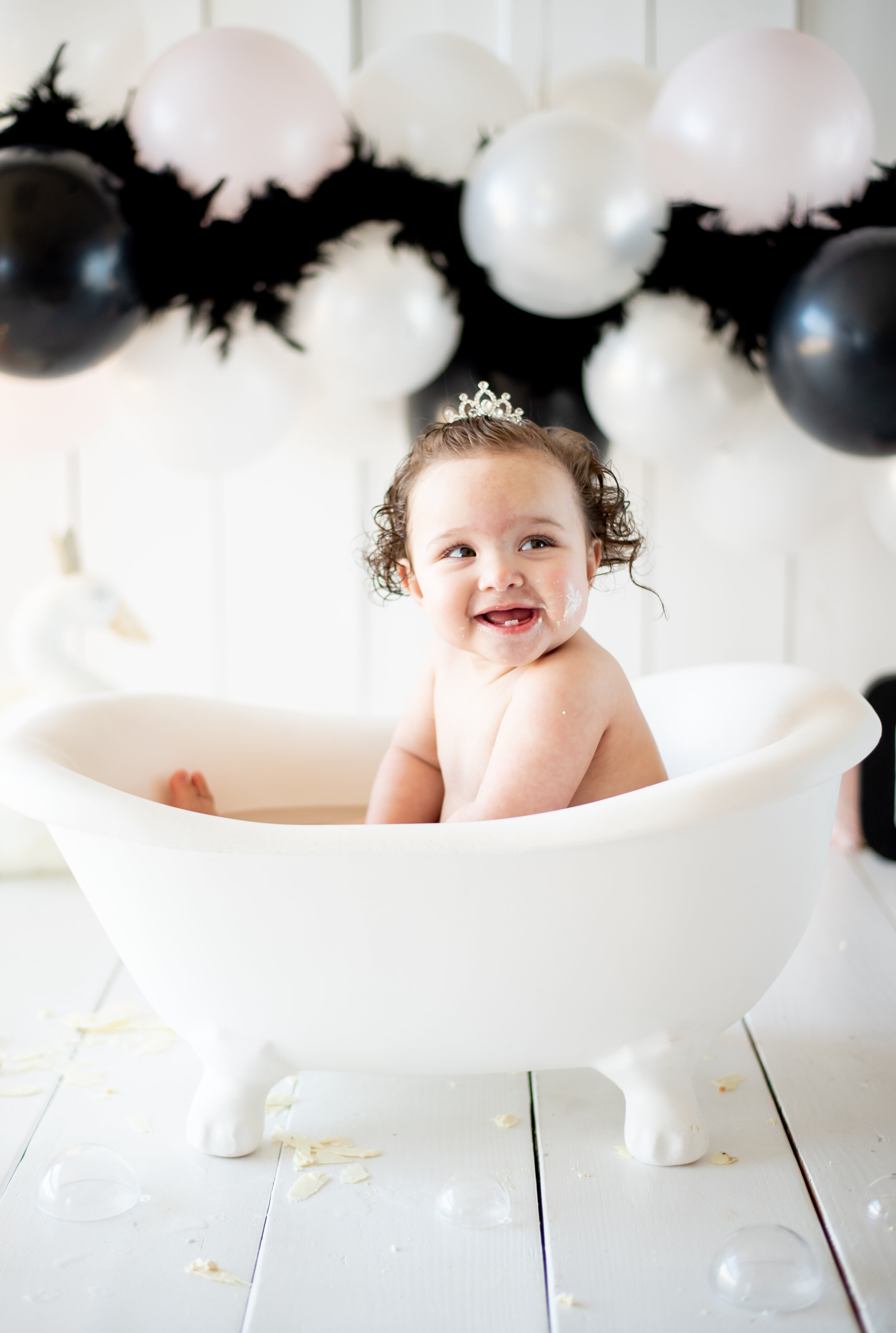 one year old girl photo session rio rancho nm