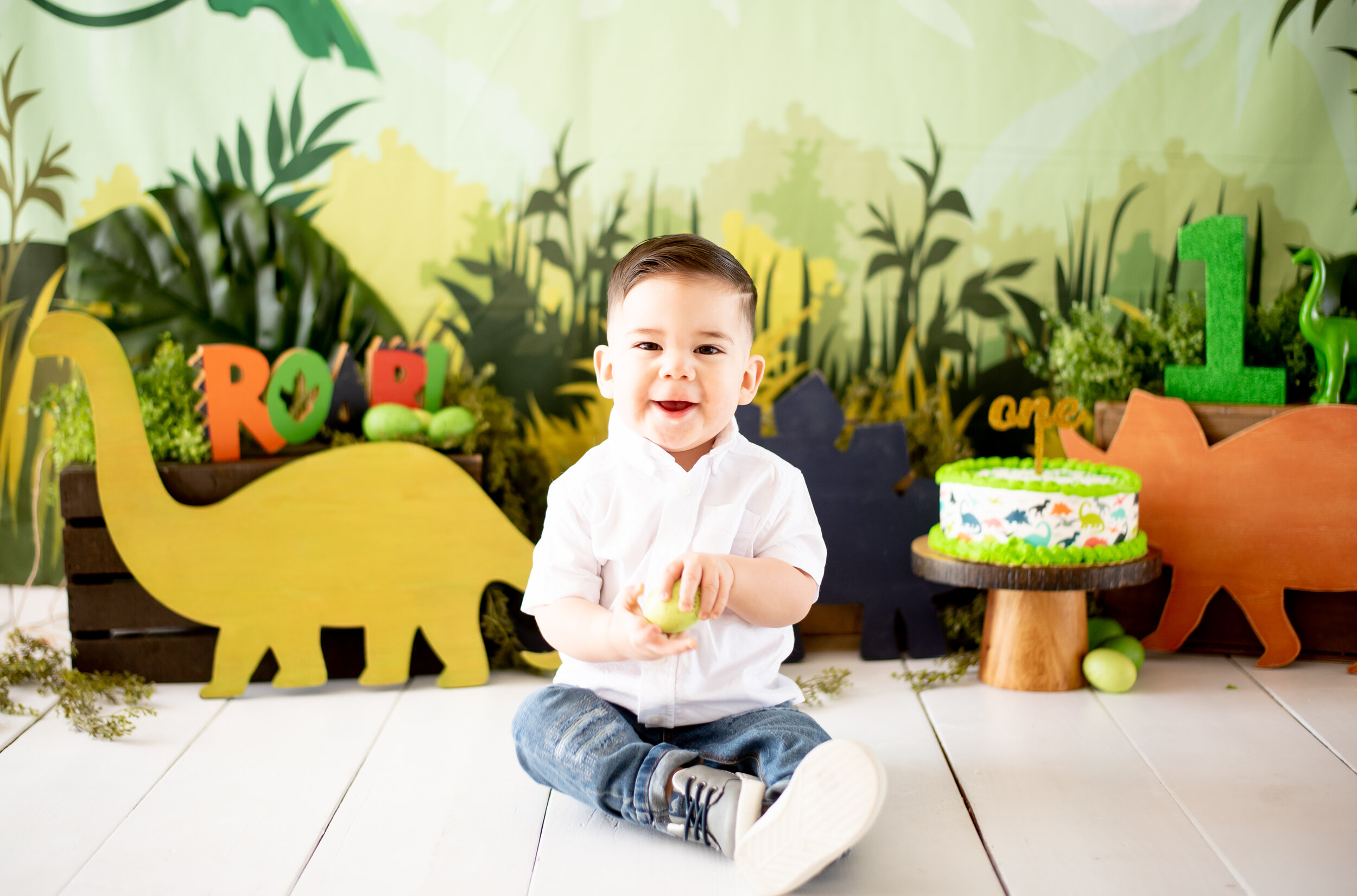 baby boy one year birthday photo santa fe nm