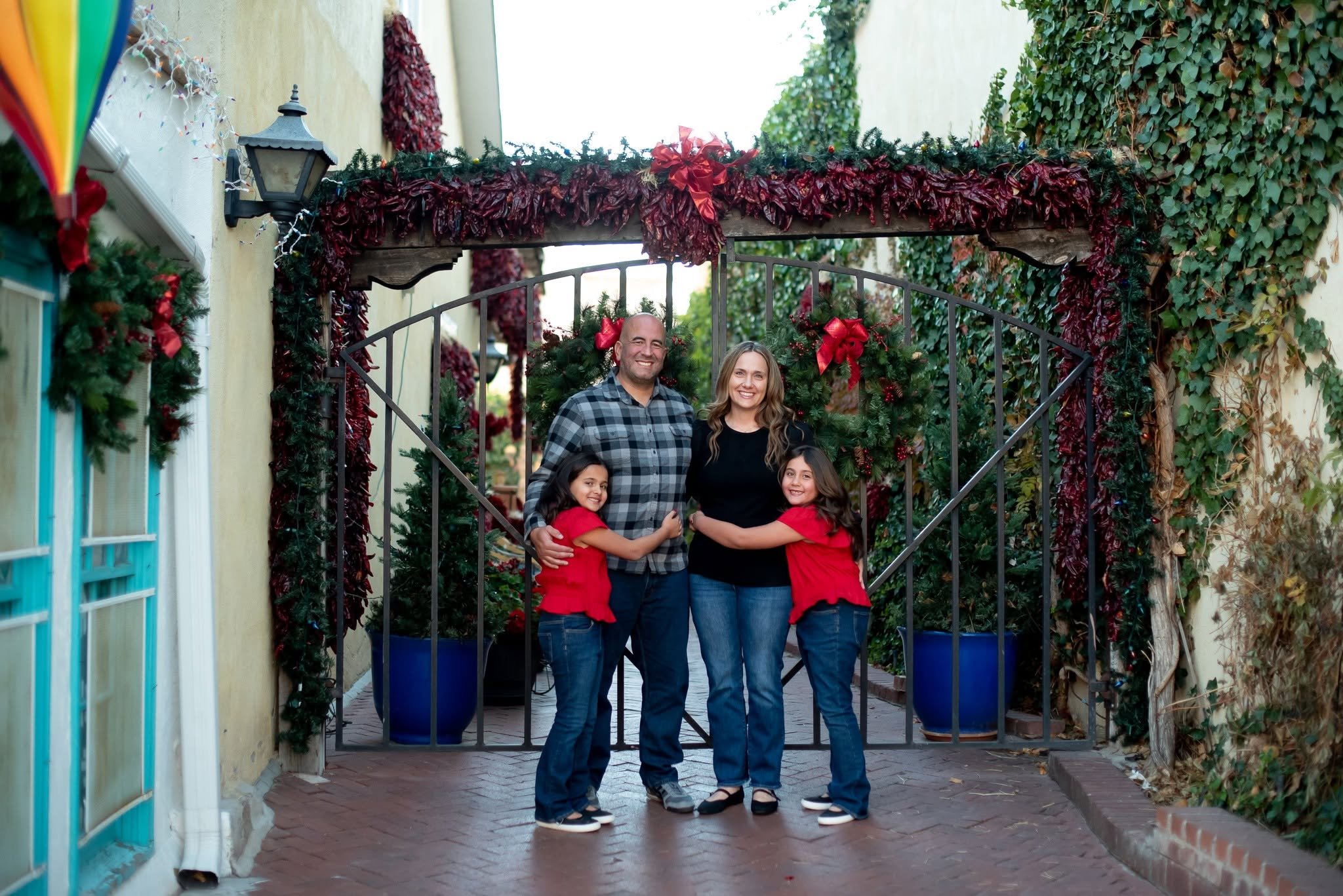 old town christmas photoshoot
