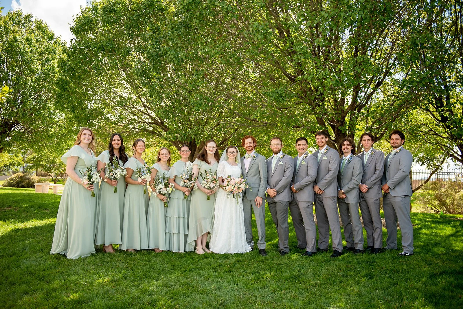 Temple Wedding Party Photography