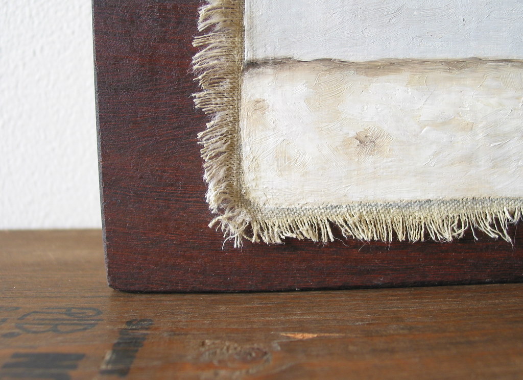  Close up of "Spring Snow, Melting."    