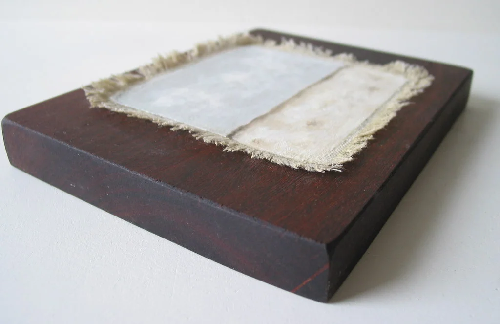  Close up of "Spring Snow, Melting".&nbsp;    